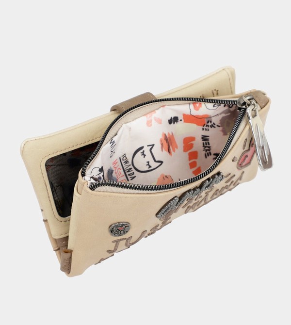 Portfele Anekke Energy Beige Large | 0346WROKU