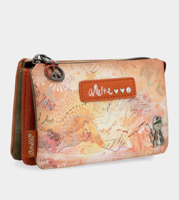 Portfele Anekke Flowers 3-compartment Coin | 2543KETSG