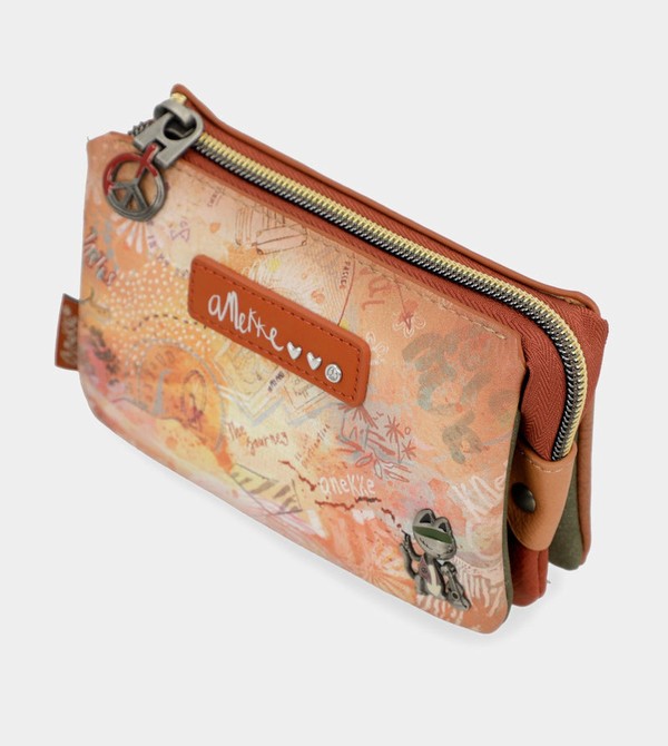 Portfele Anekke Flowers 3-compartment Coin | 2543KETSG
