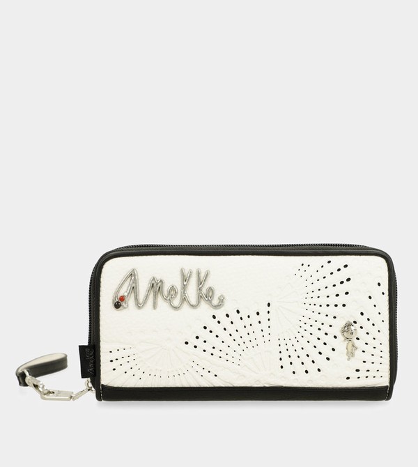 Portfele Anekke Large Printed Rfid Alma | 1390PVJRN