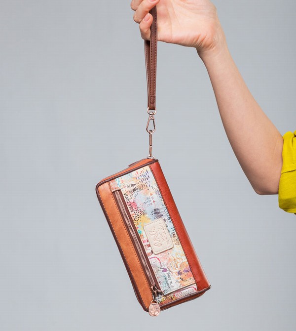 Portfele Anekke Menire Large Rfid Embossed | 1475ADUVF