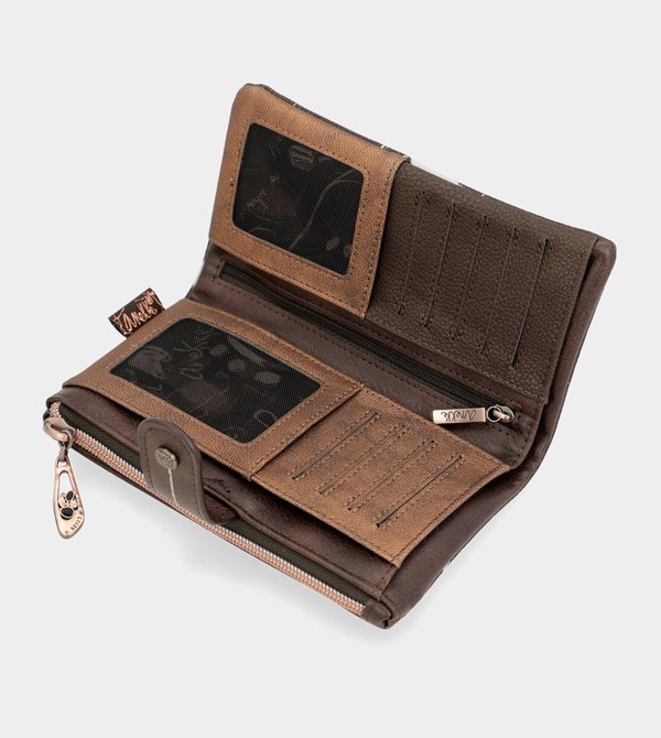 Portfele Anekke Nature Shodō Brown Rfid Flexi Brown | 5968CTZPA