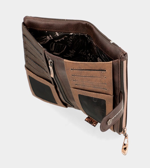 Portfele Anekke Nature Shodō Brown Rfid Flexi Brown | 5968CTZPA