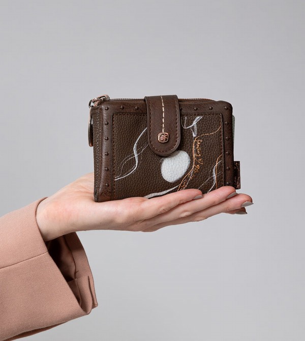 Portfele Anekke Nature Shodō Small Brown Rfid | 4678RMJPH