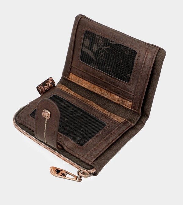 Portfele Anekke Nature Shodō Small Brown Rfid | 4678RMJPH