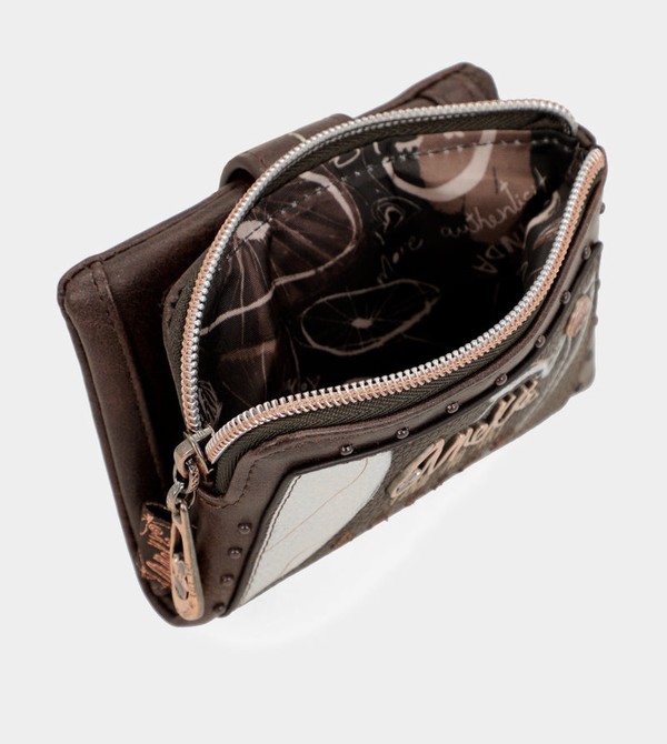 Portfele Anekke Nature Shodō Small Brown Rfid | 4678RMJPH