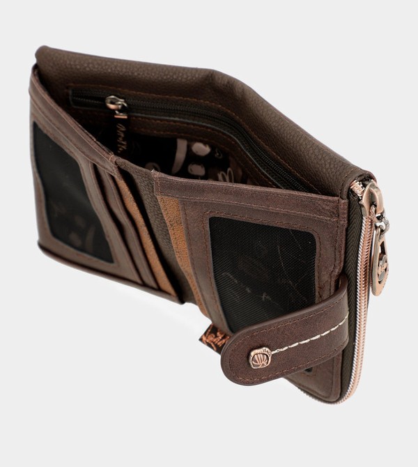 Portfele Anekke Nature Shodō Small Brown Rfid | 4678RMJPH