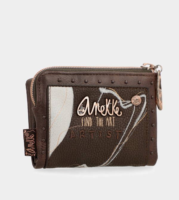 Portfele Anekke Nature Shodō Small Brown Rfid | 4678RMJPH