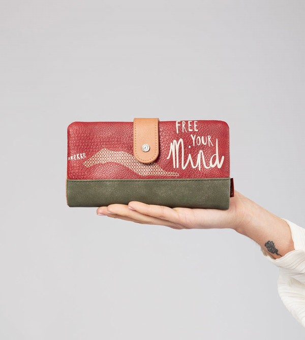 Portfele Anekke Peace & Love Camel Large Rfid | 2107JFDPL