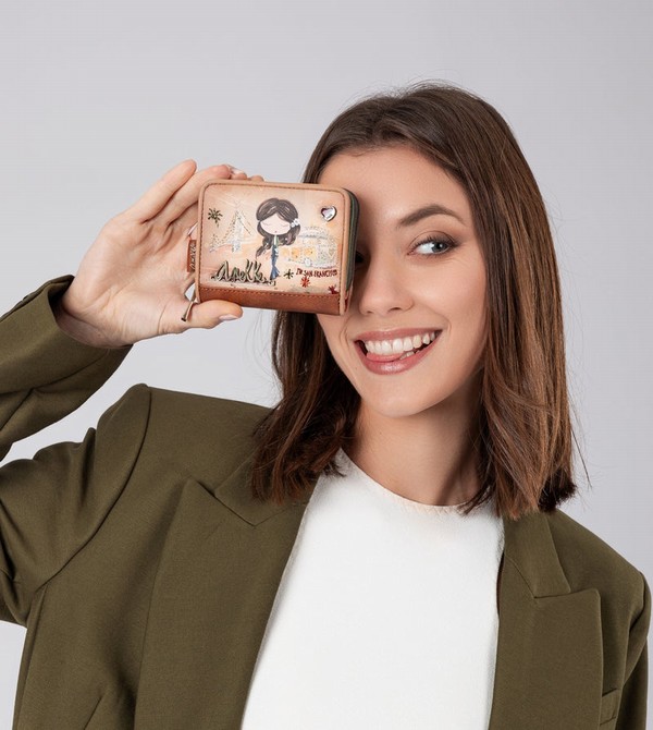 Portfele Anekke Peace & Love Camel Rfid | 1827BOPWQ