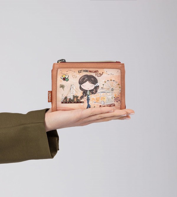 Portfele Anekke Peace & Love Camel Small Rfid | 0174BEXRS