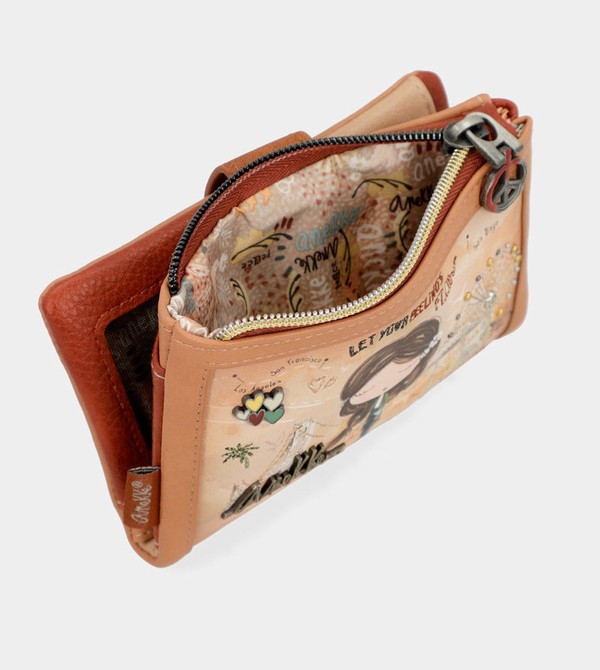 Portfele Anekke Peace & Love Camel Small Rfid | 0174BEXRS