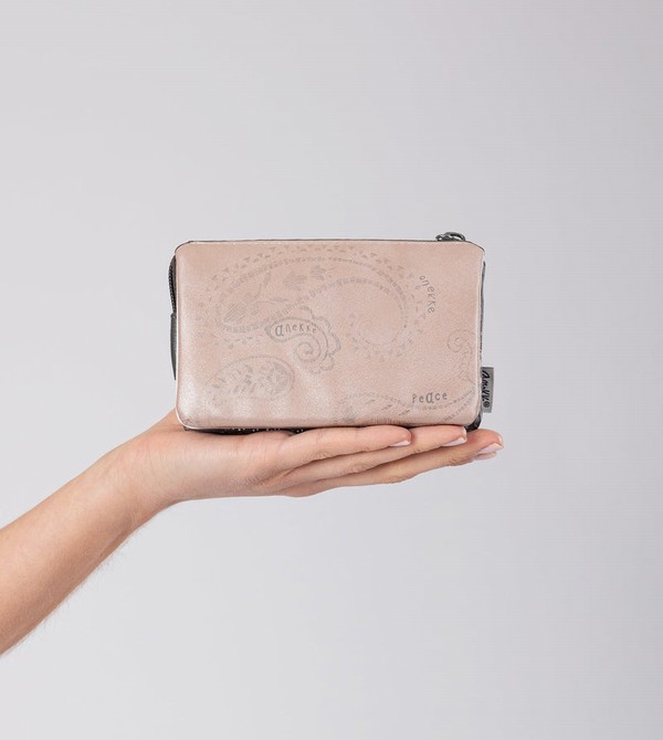Portfele Anekke Peace & Love Pink 3-compartment Coin | 6418UIQXA