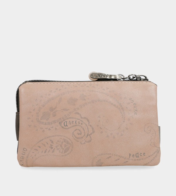 Portfele Anekke Peace & Love Pink 3-compartment Coin | 6418UIQXA