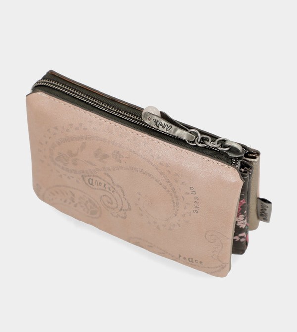 Portfele Anekke Peace & Love Pink 3-compartment Coin | 6418UIQXA