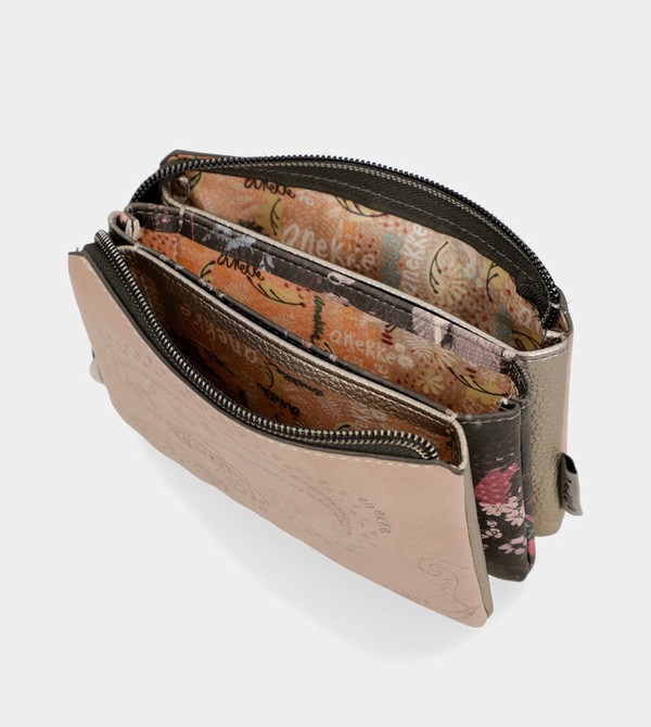Portfele Anekke Peace & Love Pink 3-compartment Coin | 6418UIQXA
