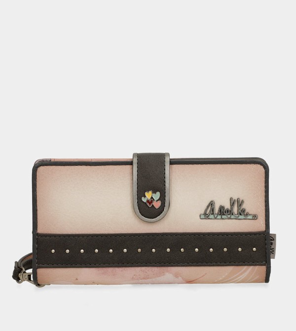 Portfele Anekke Peace & Love Pink Large Rfid | 1623APMXN