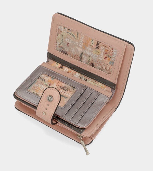 Portfele Anekke Peace & Love Pink Medium Rfid | 1025OKALP