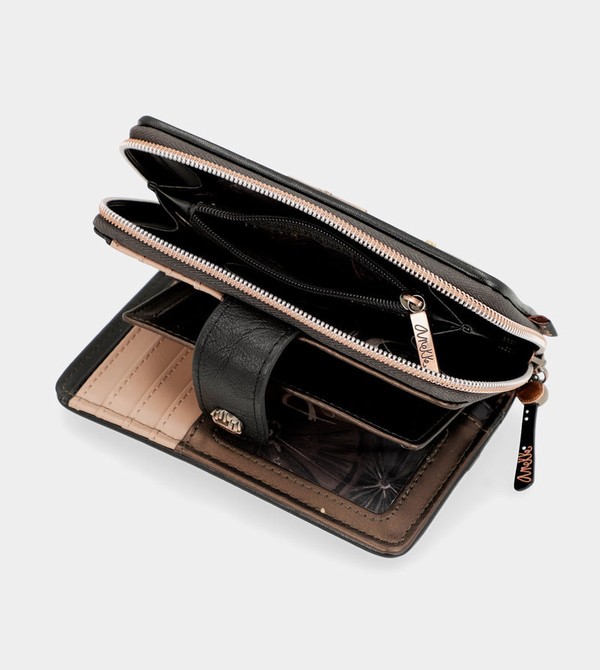Portfele Anekke Shōen Medium Black Rfid | 2960XRDKW