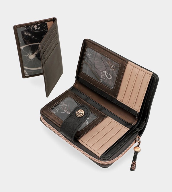 Portfele Anekke Shōen Medium Black Rfid | 2960XRDKW
