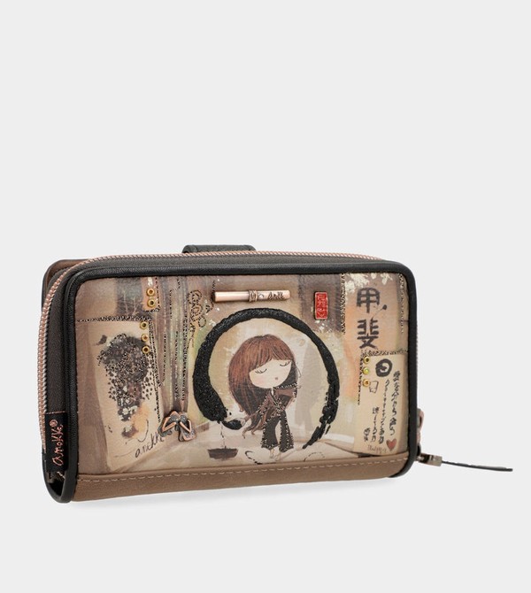 Portfele Anekke Shōen Medium Black Rfid | 2960XRDKW
