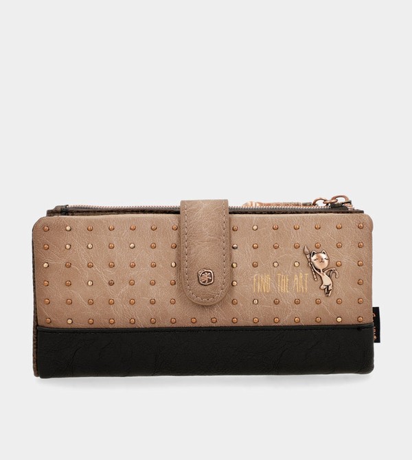 Portfele Anekke Shōen Shōen Large Black Flexible Rfid | 8604WCYZD