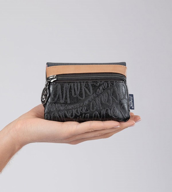 Portfele Anekke Studio Navy Blue Coin With Flap | 3089YPUKJ