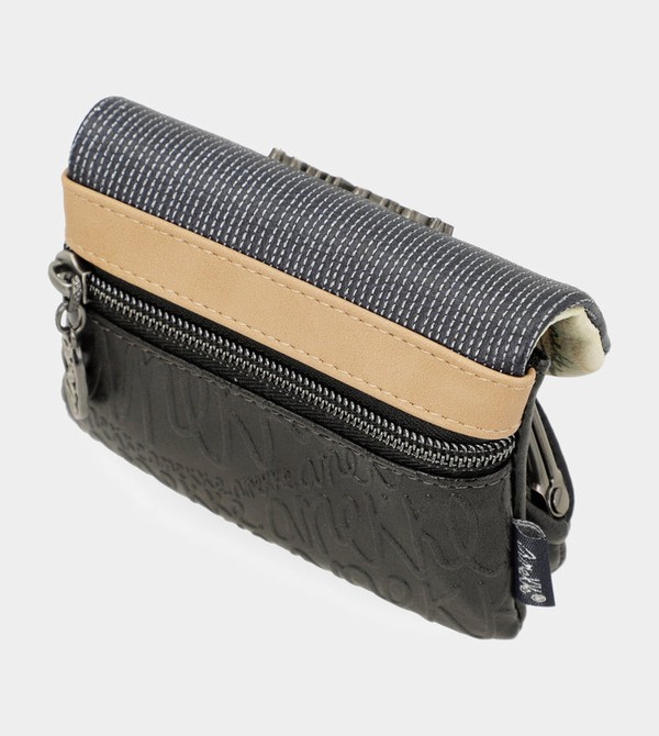 Portfele Anekke Studio Navy Blue Coin With Flap | 3089YPUKJ