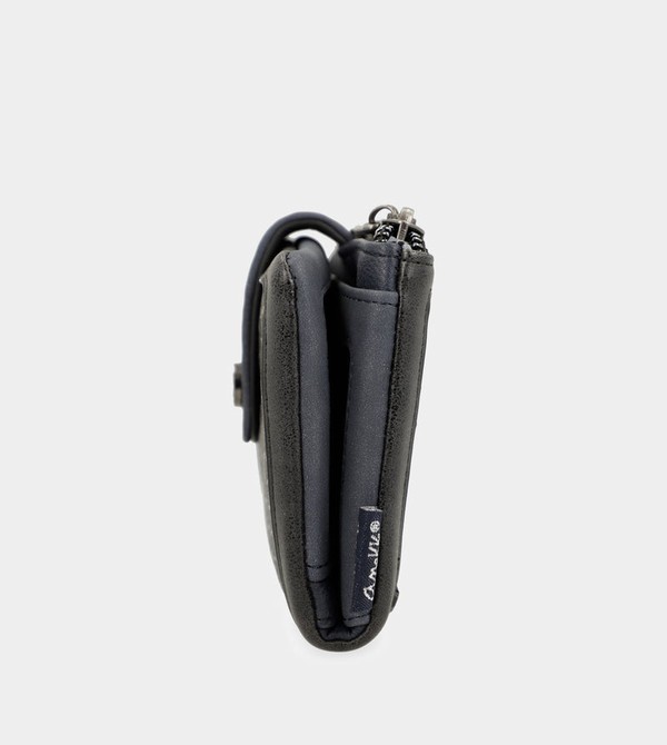 Portfele Anekke Studio Navy Blue Flexible Medium Rfid | 6485HKJCE