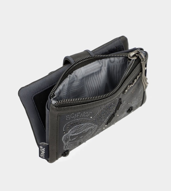 Portfele Anekke Studio Navy Blue Flexible Medium Rfid | 6485HKJCE