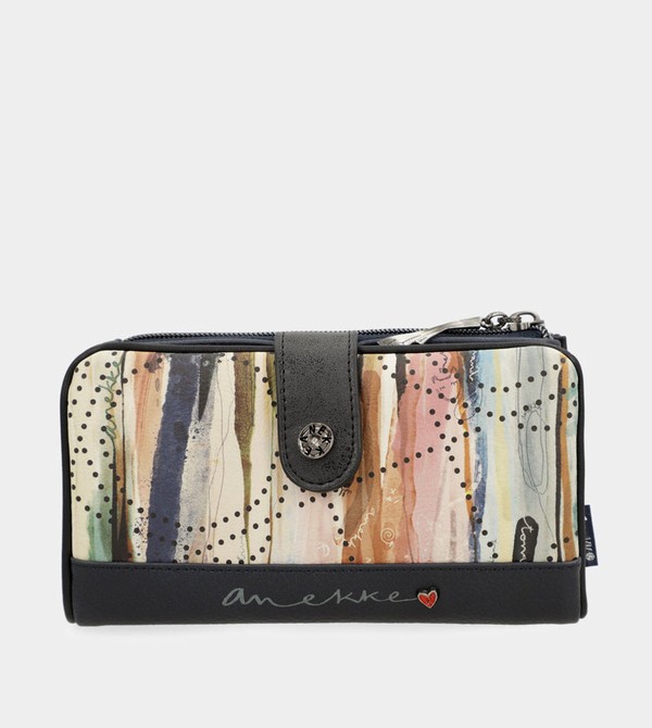 Portfele Anekke Studio Navy Blue Flexible Rfid | 5049TZQPA