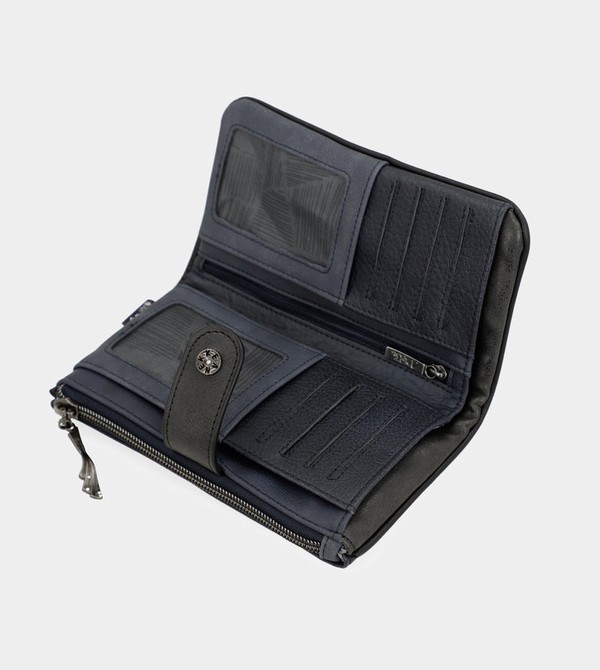 Portfele Anekke Studio Navy Blue Flexible Rfid | 5049TZQPA