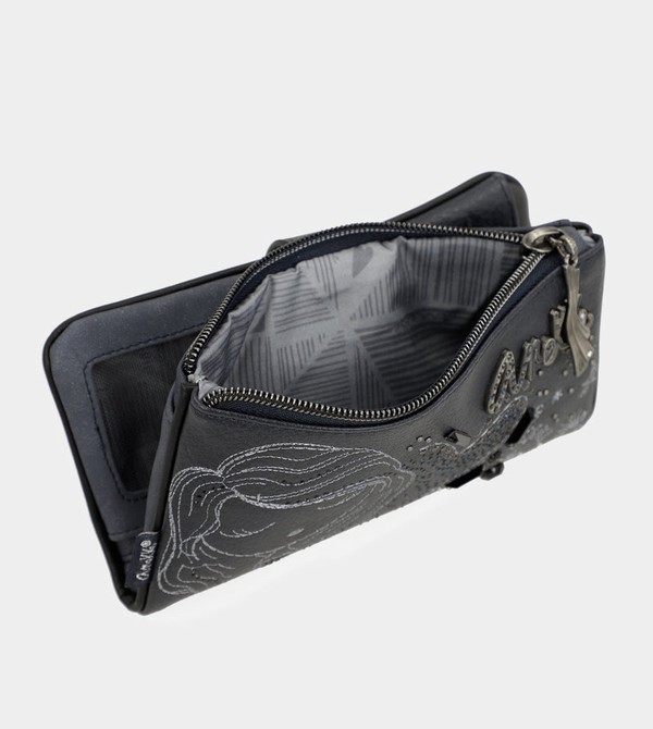 Portfele Anekke Studio Navy Blue Flexible Rfid | 5049TZQPA