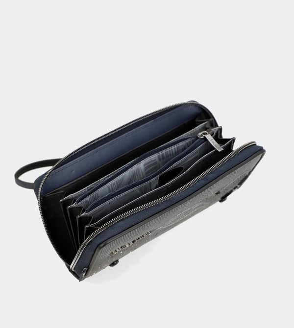 Portfele Anekke Studio Navy Blue Large Rfid | 2561GLFET