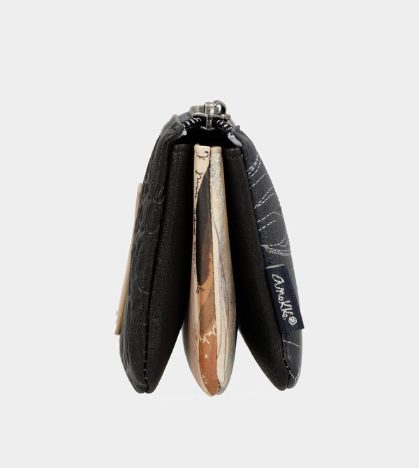 Portfele Anekke Studio Navy Blue Triple Coin | 8963KUNSC
