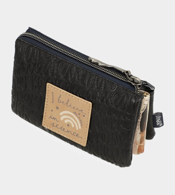 Portfele Anekke Studio Navy Blue Triple Coin | 8963KUNSC