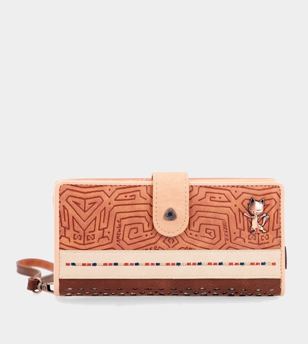 Portfele Anekke Tribe Large Brown Rfid | 7324TWEJB