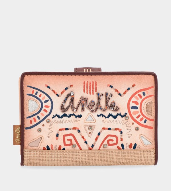 Portfele Anekke Tribe Medium Ethnic Print Rfid | 7904TKESL