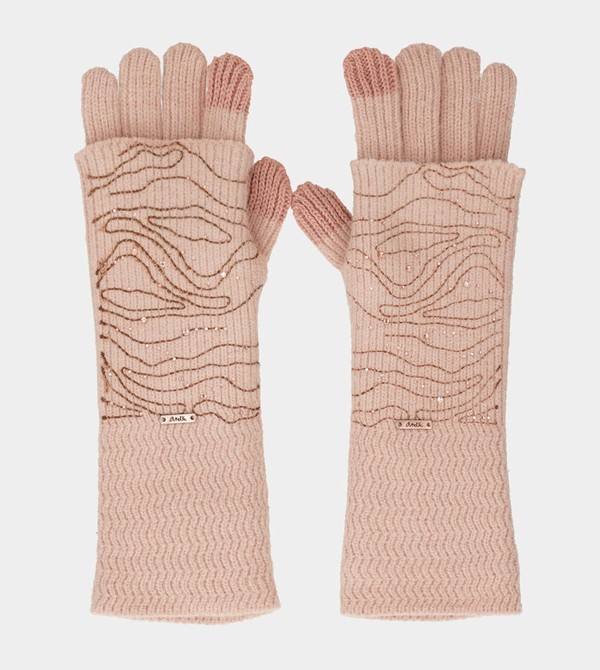 Rękawiczki Anekke Beige Knitted | 5209ZJGKY