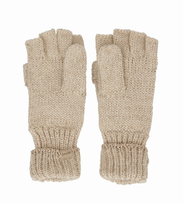 Rękawiczki Anekke Beige Logo Mittens | 5314URYXK