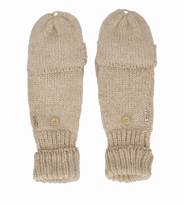 Rękawiczki Anekke Beige Logo Mittens | 5314URYXK