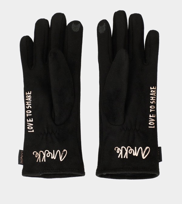 Rękawiczki Anekke Black Fleece-lined | 9475KFCWO