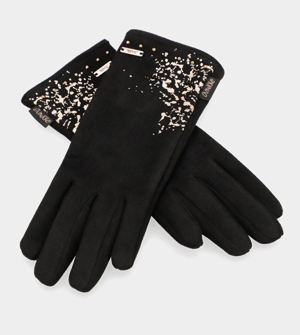 Rękawiczki Anekke Black Fleece-lined | 9475KFCWO