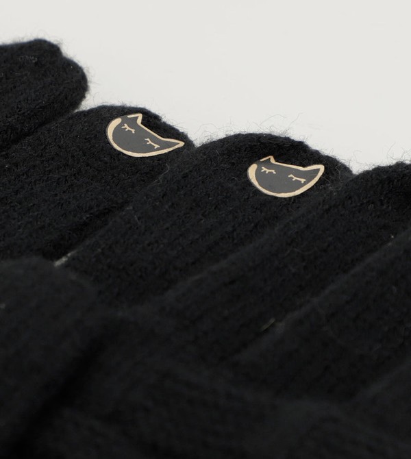 Rękawiczki Anekke Black Knit | 5136RPHJW