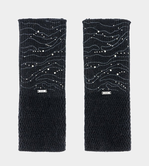 Rękawiczki Anekke Black Knitted | 8416BZVTC