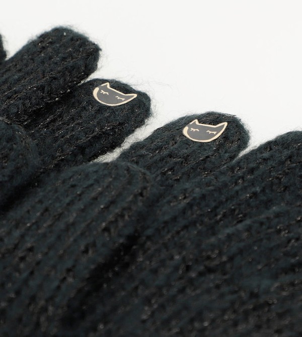 Rękawiczki Anekke Black Logomania | 6052XVEAC