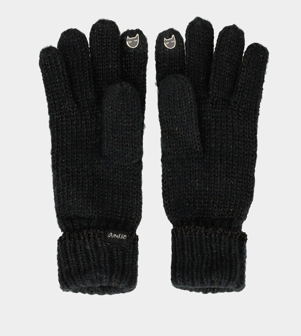 Rękawiczki Anekke Black Logomania | 6052XVEAC