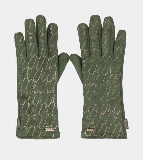 Rękawiczki Anekke Logo Green | 6901KJIAH