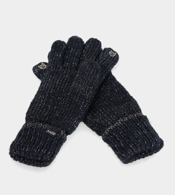 Rękawiczki Anekke Navy Blue Logomania. | 2978QKSIP