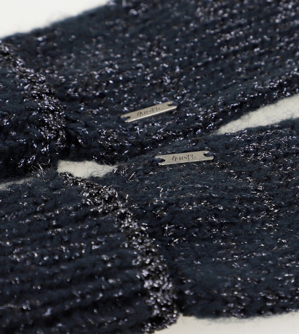 Rękawiczki Anekke Navy Blue Logomania. | 2978QKSIP